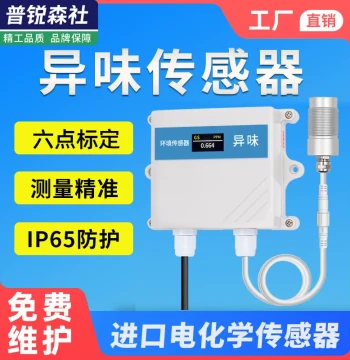 Industrial-Grade High-Precision Odor Sensor for Public Restrooms and Garbage Stations Malodorous Gas Detector Alarm Transmitter