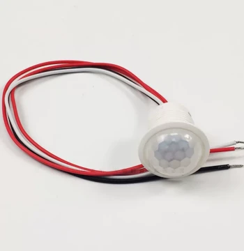 Low Voltage 24V Recessed PIR Motion Switch 12V Mini Home Infrared Sensor Probe Stairwell Module