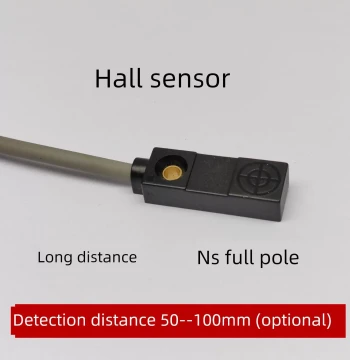 Tiny Square Ultra-Long Range Hall Sensor Omnipolar Magnetic Proximity Switch Adjustable Sensing Limit Distance