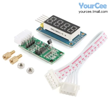 Hall Sensor Module with Digital Display for Magnetic Field Intensity Detection, Bare Board, Modbus/AT Protocol