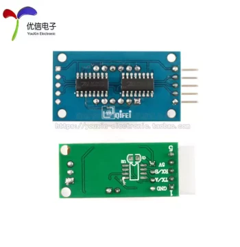 Hall Effect Sensor Module - Digital Display for Magnetic Field Strength Detection (Modbus/AT Protocol)