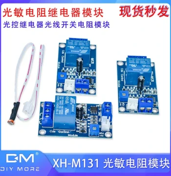 XH-M131 Photoresistor Module Light Sensing Control Switch Relay Module Normally Open/Normally Closed Controllable
