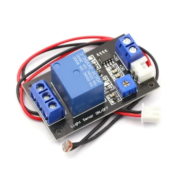 Photoresistor Relay Sensor Control Module Light-Controlled Switch No-Light Sensing Module 24V