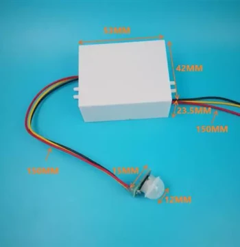 DC5V/12V/24V PIR Motion Sensor Module with Relay Output (High/Low Level)