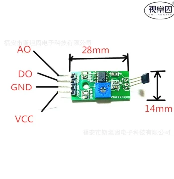 CC01 Magnetic Field Strength Sensor, 51 MCU, Linear R-Hall GS Gauss Meter for Magnet Induction Lines