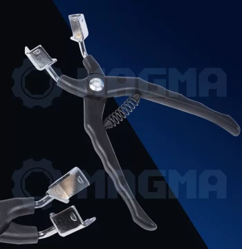 Bent-Nose Relay Removal Pliers - Specialized Tool for Automotive Relay Extraction and Repair