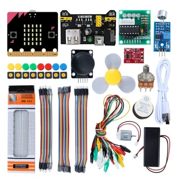 microbit Compatible Kit with Raspberry Pi Graphical Programming and Sensors Fun DIY Learning Set for Teens