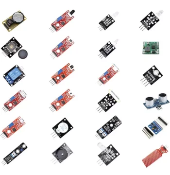 Arduino-Compatible Sensor Kit – 45 Modules (37+8) for Robotics Learning, Compatible with Raspberry Pi