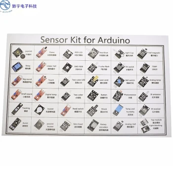 37-in-1 Sensor Kit with 37 Modules for Arduino and Raspberry Pi Learning Projects
