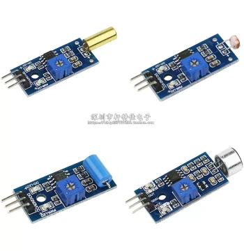 Sensor Module Learning Kit (16/37/45 Types) Compatible with Raspberry Pi, STM32, UNO R3, and 51 MCU