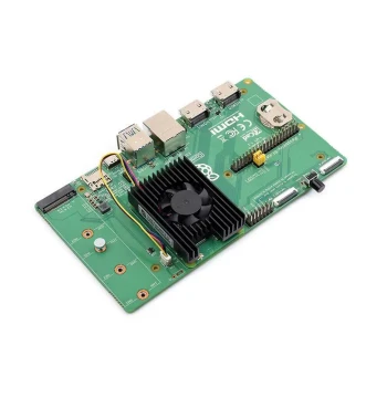 Integrated 5V 3007 4-Wire PWM Variable Speed Fan with Thermal Pad for Raspberry Pi Compute Module CM5