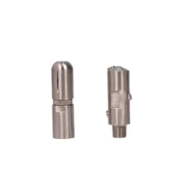Bottle and Can Cleaning Nozzle 30° Rotating High-Pressure External Thread Industrial Pipeline Water Spray Head
