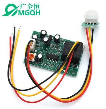 DC12V Human Body Induction Module Relay Control Output High/Low Level IR PIR