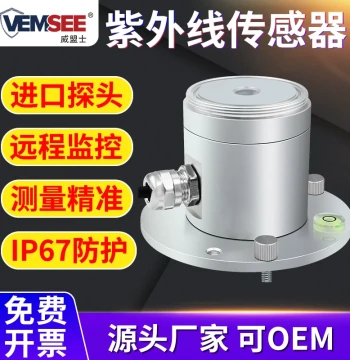 UV Sensor Solar Irradiance Transmitter High-Precision UV Index Tester and Ultraviolet Detector