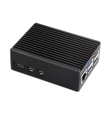 Waveshare Raspberry Pi 5 Dedicated Case: Acrylic or Metal with Cooling Fan, Multiple Colors Available