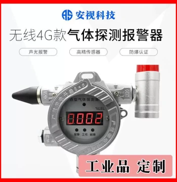 Custom Explosive-Proof Gas Detector for Combustible Gas, CO, H2, and O2 Concentration Alarm with Sensitive Sensor