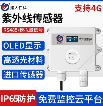 UV Sensor 485 Illuminance Transmitter, UV Monitor, Lux Meter, Solar Radiation Detector