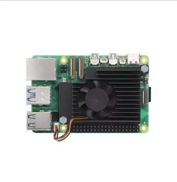 Raspberry Pi 5 Dedicated Heatsink Fan Active Cooling with Thermal Pad