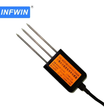MEC10 Soil Moisture, Temperature, and Conductivity Sensor, 3-in-1 Soil Temperature, Humidity, and Conductivity Sensor