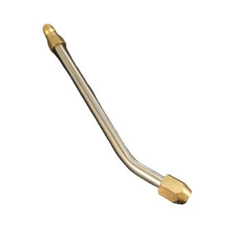 Quick-Connect Fan Spray Nozzle for High-Pressure Car Wash Guns, Curved Wand, and HVAC Cleaning Machines