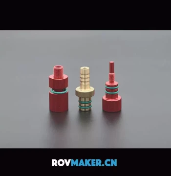 M8 Airtight Test Nozzle for Sealed Chamber Vacuum Testing with Airtight Threaded Screw