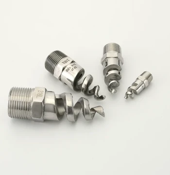 316L Spiral Nozzle Head, Stainless Steel Spray Head for Desulfurization, Dust Removal, Cleaning, Cooling, Spraying, and Atomization (4/6 Division, 1 Inch)