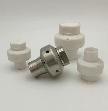 PTFE Teflon Spray Ball, 360-Degree PTFE Rotating Nozzle, 27500 Series Tank and Reactor Feed Cleaning Spray Head