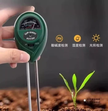 Soil pH Meter Tester for Flowers and Pots Nutrient Moisture Humidity Sensor Soil Analysis Instrument