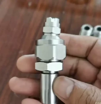 304 Stainless Steel Universal Nozzle Spray Head, Fan-Shaped High-Pressure Cleaning Atomizing Spray Head for Construction Site Dust Removal and Cooling