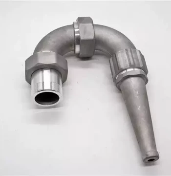 Chengli Water Truck Triple-Bend Nozzle, High-Pressure Washer Front Flush Spray Tip Accessory