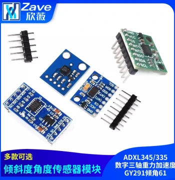 ADXL345/335 Digital 3-Axis Gravity Acceleration Tilt Angle Sensor Module GY291 Inclinometer 61