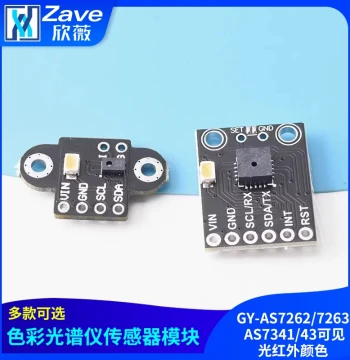 GY-AS7262/7263 AS7341/43 Visible Light Infrared Color Spectrum Sensor Module