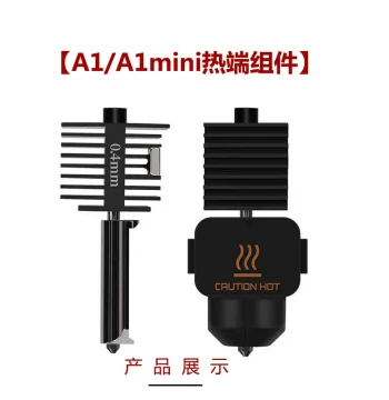 Hardened Steel Nozzle Hotend Assembly 0.4mm for Bambu Lab A1/A1 mini