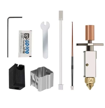 3D Printer Accessories K1/K1Max Ceramic Upgraded Hotend Nozzle High-Flow High-Speed Printing Kit Extruder Head