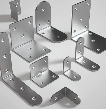 Angle Bracket Stainless Steel Triangle Iron Bracket Connector Plate 90-Degree Right-Angle Fixator Reinforced Hardware L-Shape Shelf Support T