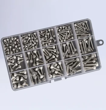 304 Stainless Steel Socket Head Cap Screw Hex Bolt Nut Washer Set Grade 12.9 Cylinder Head Assortment Box
