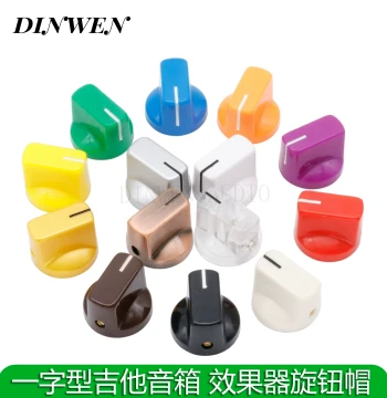 Guitar Amp Effect Pedal Knob Duckbill Slotted Audio Indicator Volume Adjustment Potentiometer Knob Switch Cap