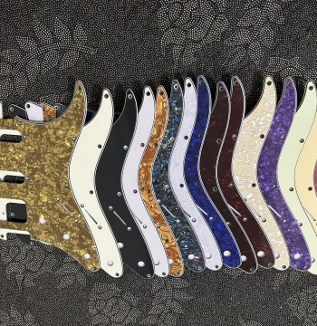 10-Screw Electric Guitar Pickguard, Schaller Style ST Panel, SSH HSS Configuration Accessories