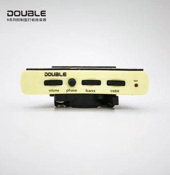 Acoustic Guitar Pickup Single-Channel System Acoustic-Electric Pickup with Resonance for Live Performance