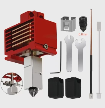 Bambu Lab X1C/P1P Extruder Head 3.0 Upgrade Hardened Steel Hotend 3D Printer High-Temperature Detachable Component