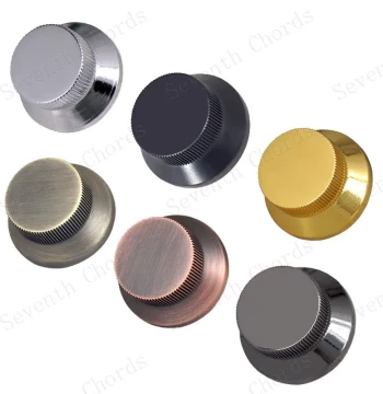 St/Sq Metal Iron Bass/Guitar Volume/Tone Control Knob Caps, Potentiometer Caps, Guitar Knob