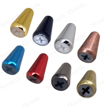 ST TL Guitar 3-Way/5-Way Brass Switch Cap, Metal Toggle Switch with Cross Insert Core, Expandable Hole