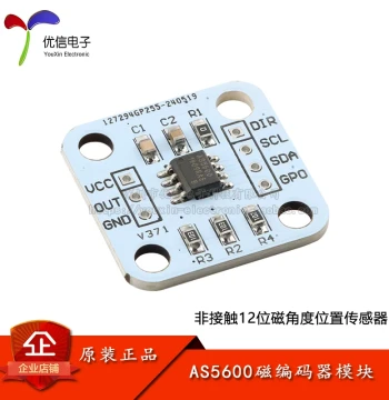 AS5600 Magnetic Encoder 12-Bit Programmable Non-Contact Magnetic Induction Angle Measurement Sensor Module