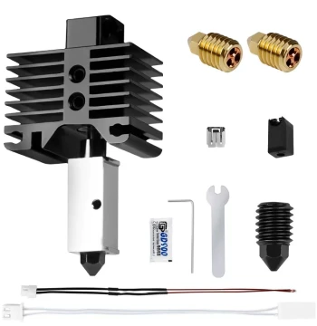 3D Printer Accessories Bambu Lab X1/P1P Upgraded Hardened Steel Hotend Extruder Print Head Compatible