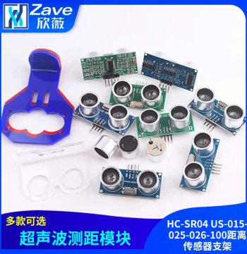 Zave Ultrasonic Distance Measurement Module HC-SR04 US-015-025-026-100 Distance Sensor Bracket