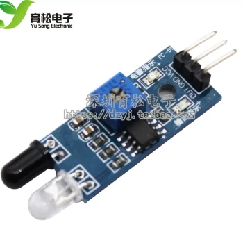 Infrared Obstacle Avoidance Module / Anti-Collision Sensor for Robots / Black-White Line Detection with Adjustable Distance