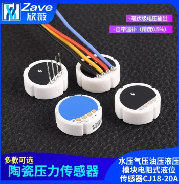 Ceramic Pressure Sensor Water/Air/Oil/Hydraulic Pressure Module Resistive Liquid Level Sensor CJ18-20A