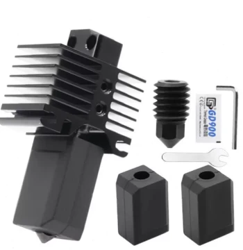3D Printer Parts: Hardened Steel Nozzle Assembly Compatible with Bambu Lab X1/P1P Hotend Print Head