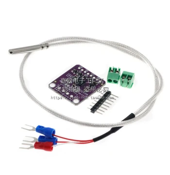 MAX31865 Platinum Resistance Temperature Sensor Detector Module, Temperature Acquisition RTD/PT100-PT1000