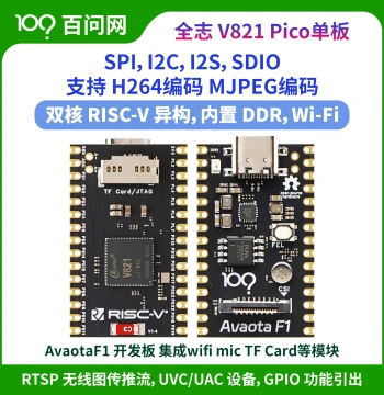 Weidongshan Allwinner V821 Pico Single Board, Avaota Minimal System Core Development Board with MIPI Color Camera
